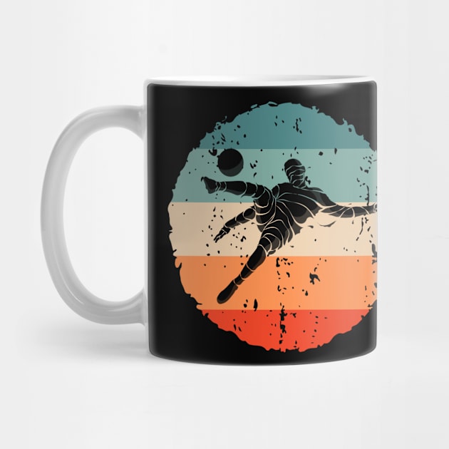 Retro Vintage Soccer Player Soccer Lovers Football Fans Gift by Abko90